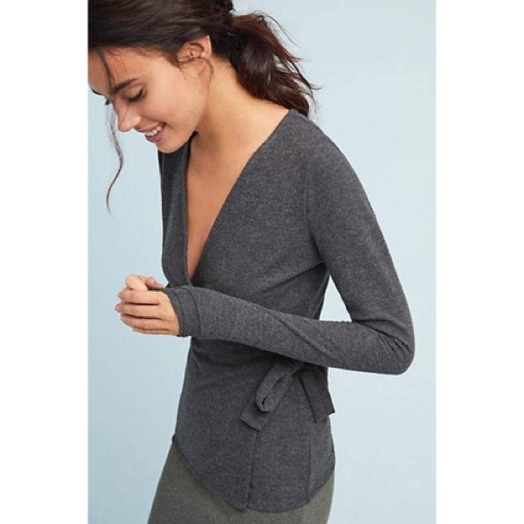Anthropologie Tie Wrap Sweater 